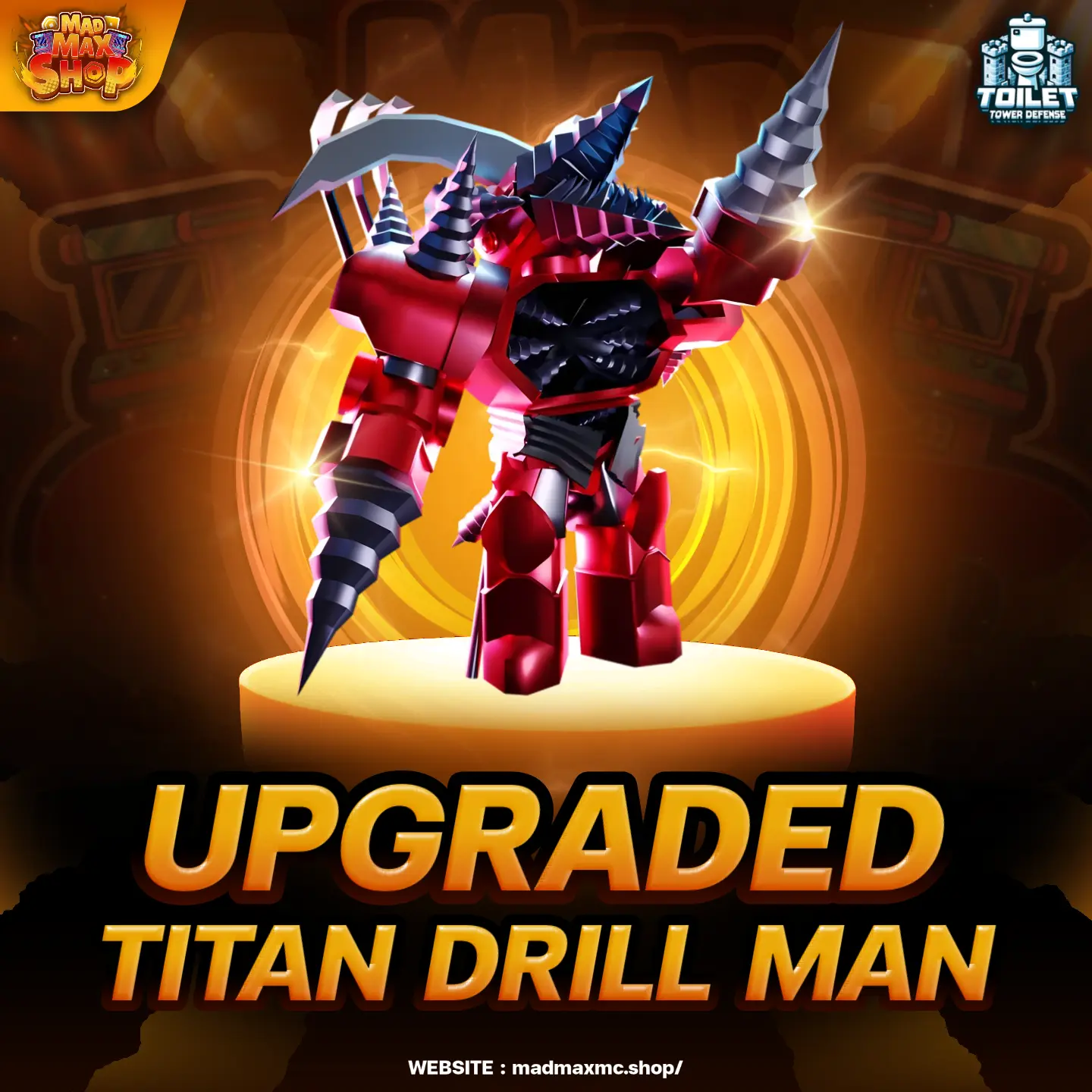 Upgraded Titan Drill Man