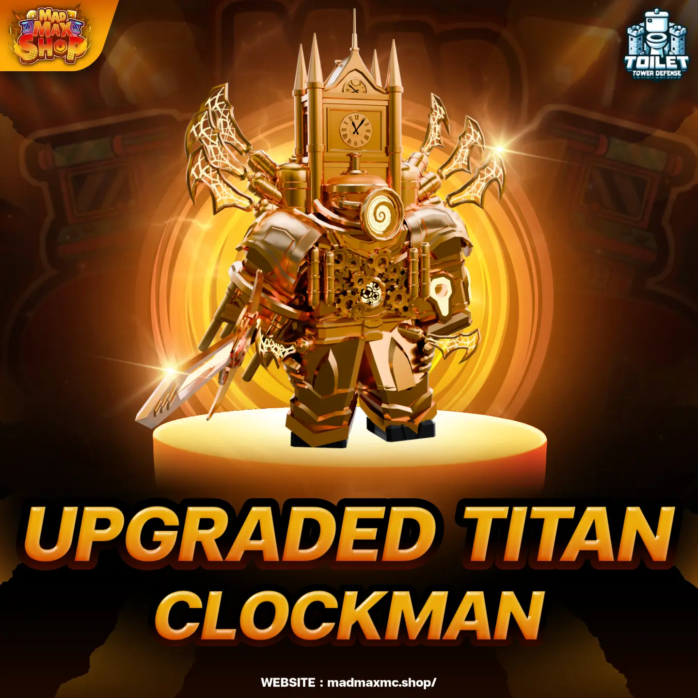 Upgraded Titan Clockman